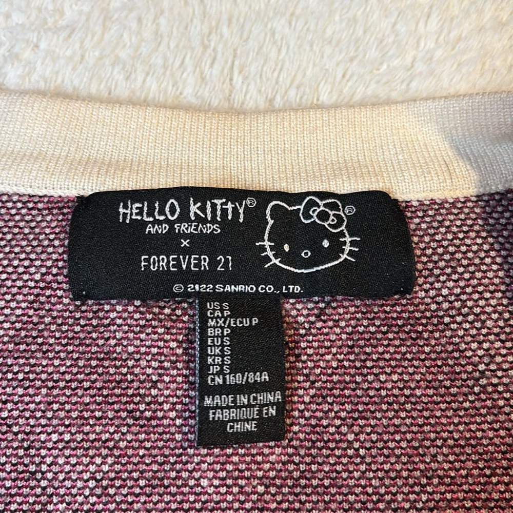 Hello Kitty & Friends x Forever 21 Argyle Sweater - Picture 4 of 5